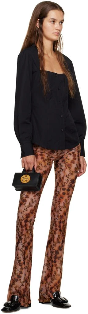 Puppets and Puppets Black Paneled Shirt 4