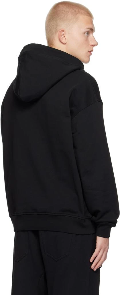 Vivienne Westwood Black Sunken Orb Zip Hoodie 3