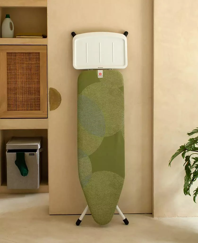 Brabantia Ironing Board B, 49 x 15" 124 x 38 Centimeter - Solid Steam Unit Holder, 1" 25 Millimeter White Frame 5