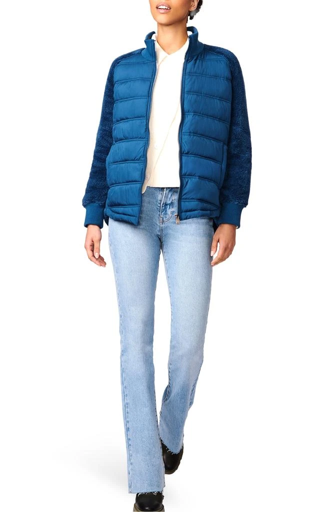 Bernardo Mixed Media Puffer Jacket 4