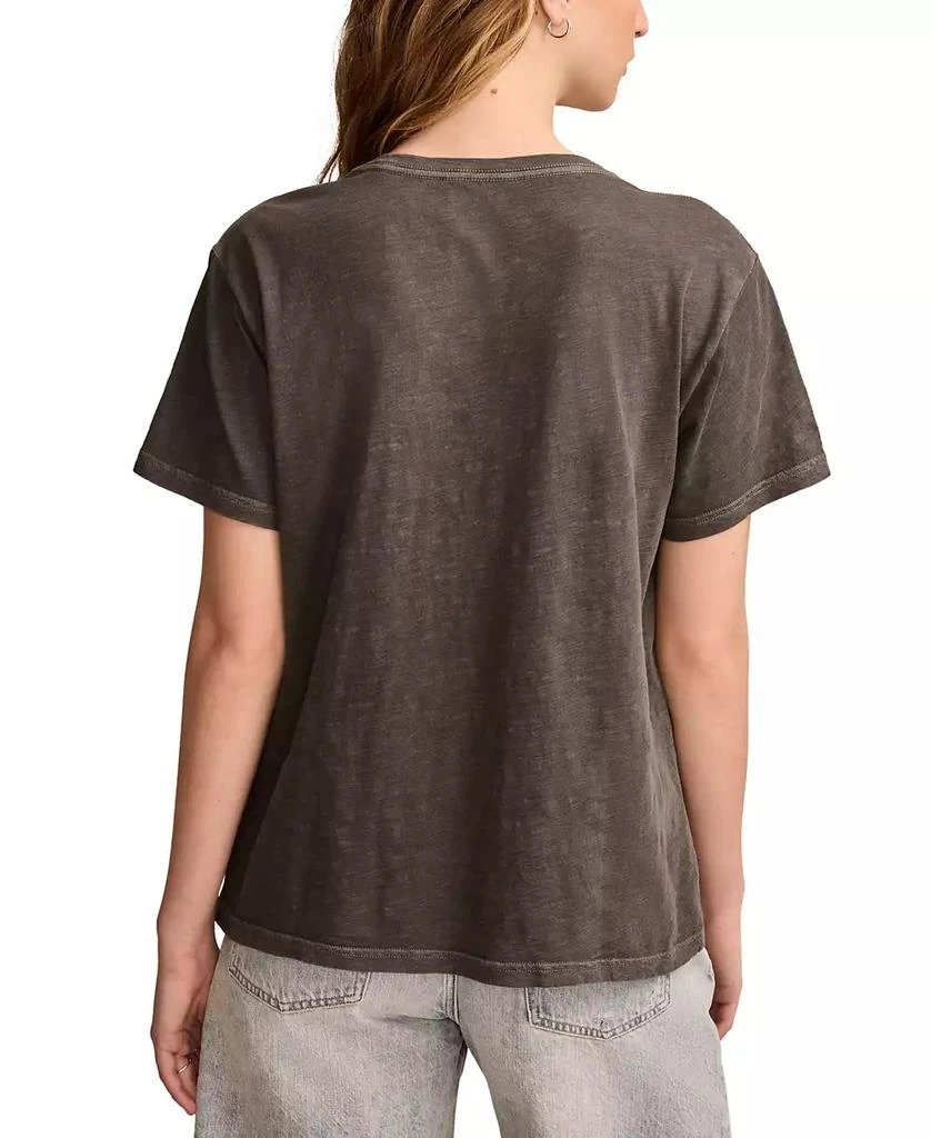 Lucky Brand Women's Rather Be Drinking Cotton Boyfriend T-Shirt 2