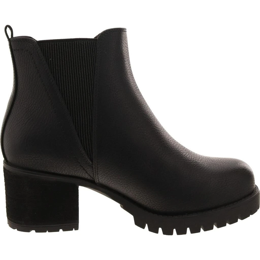 MIA Jody Womens Faux Leather Ankle Chelsea Boots 2