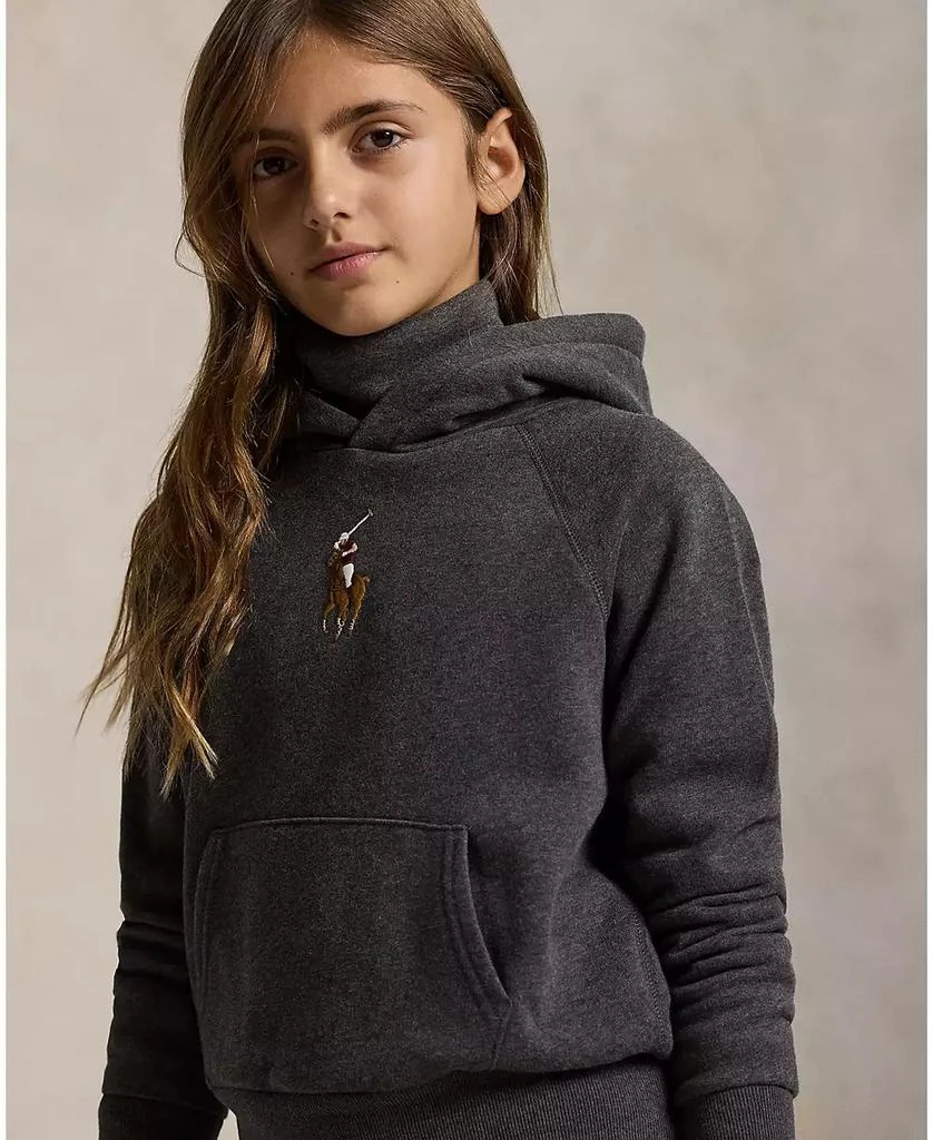 Ralph Lauren Girls 7-16 Big Pony Long Sleeve Hoodie 2