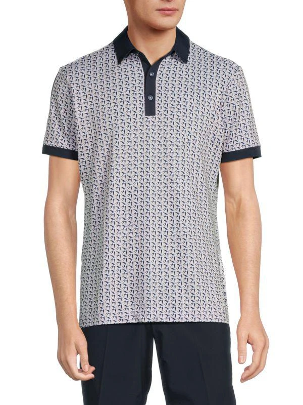 Galvin Green Malcolm Bird Print Polo 1