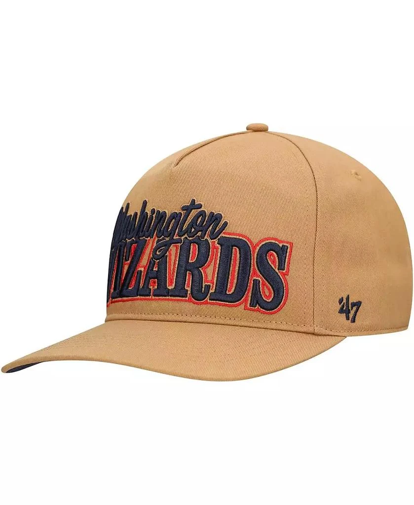 47 Brand Men's Tan Washington Wizards Barnes Hitch Adjustable Hat 3