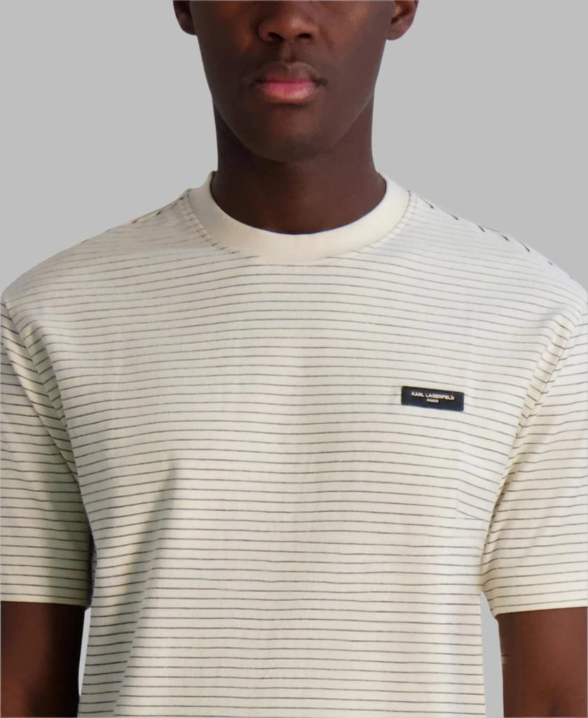 Karl Lagerfeld Paris TEXTURED STRIPE TEE 5
