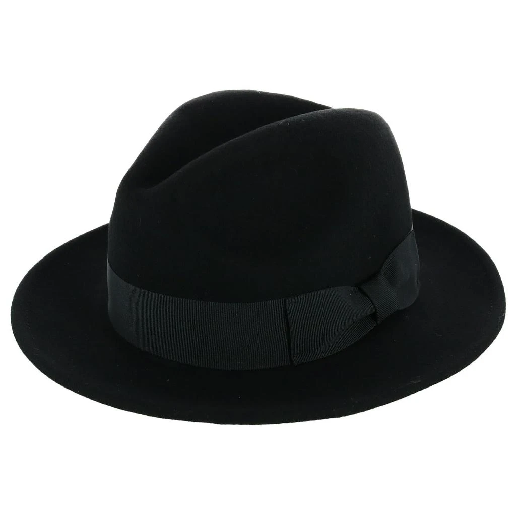 Epoch Hats Company Men's Wool Felt Fedora with Grosgrain Bow Hatband 1