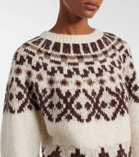FRAME Fair Isle alpaca-blend sweater 4