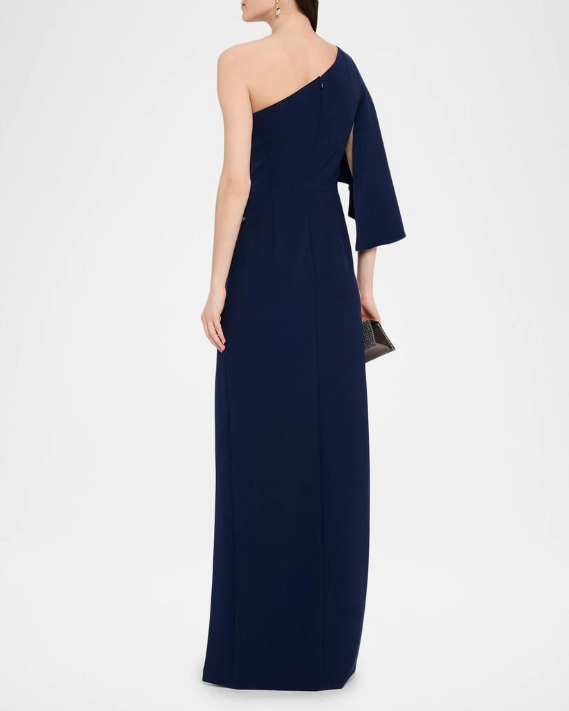 Theia Giuliana Embellished Crepe Column Gown 3