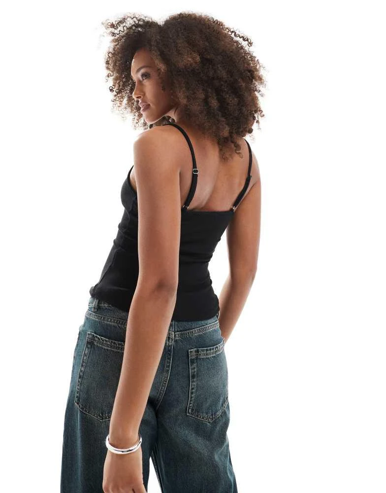 Cotton:On Cotton:On Byron scoop cami in black 4