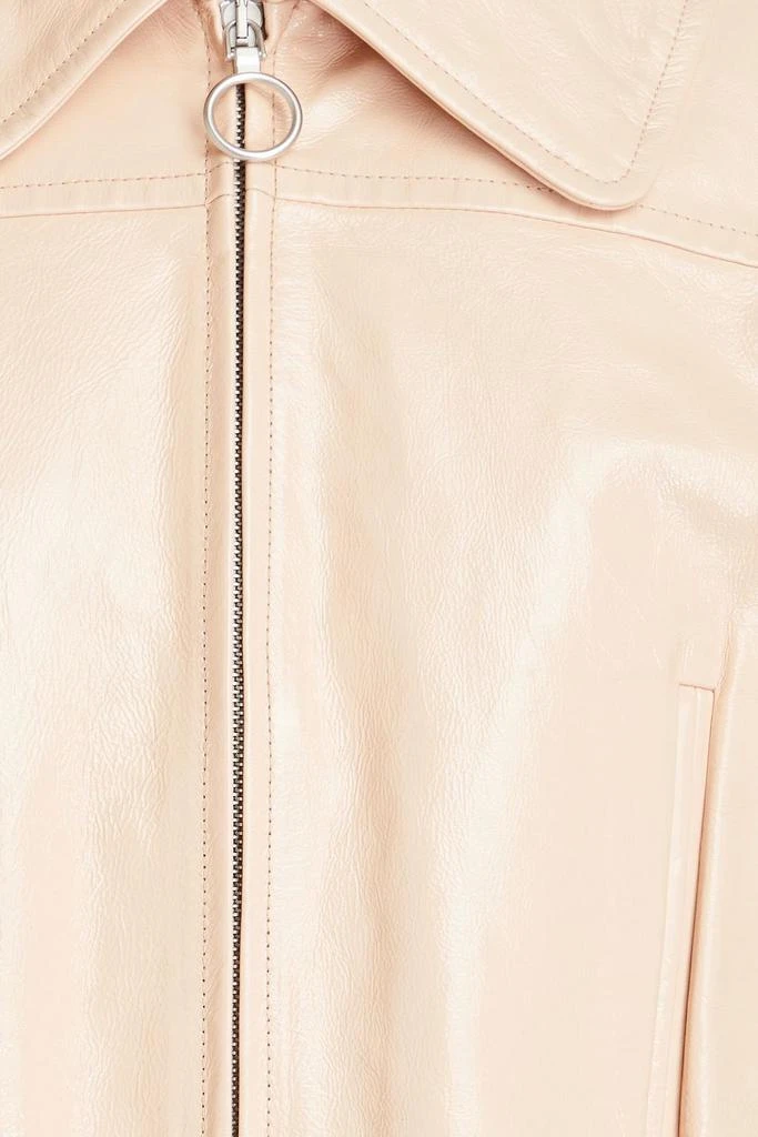 PHILOSOPHY di LORENZO SERAFINI Patent-leather bomber jacket 4