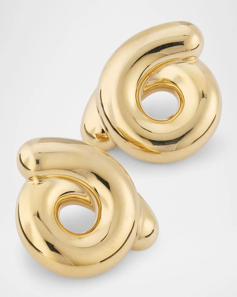 Bea Bongiasca 9K Yellow Gold Tarallo Earrings 3