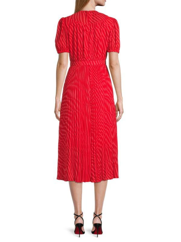 Alice by Temperley Elyse Striped Pleated Midi Dress 2