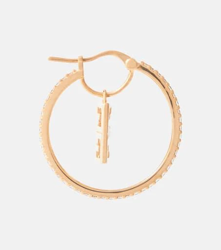 Givenchy 4G crystal-embellished hoop earrings 2