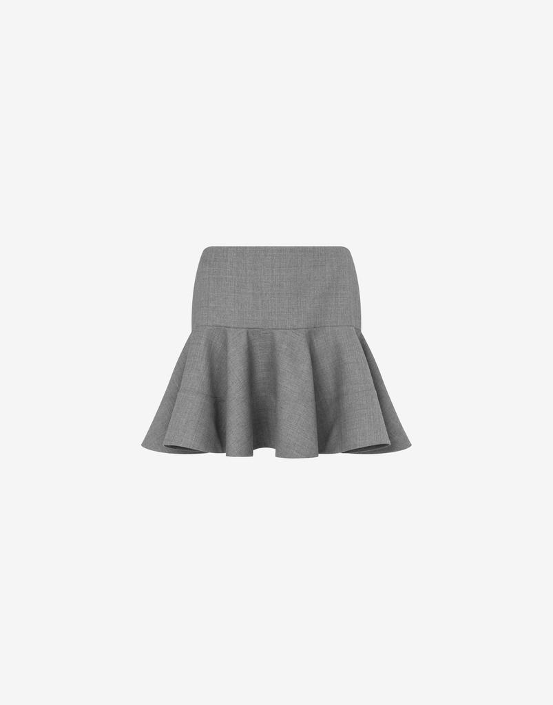 Moschino Mini Skirt In Woolen Cloth