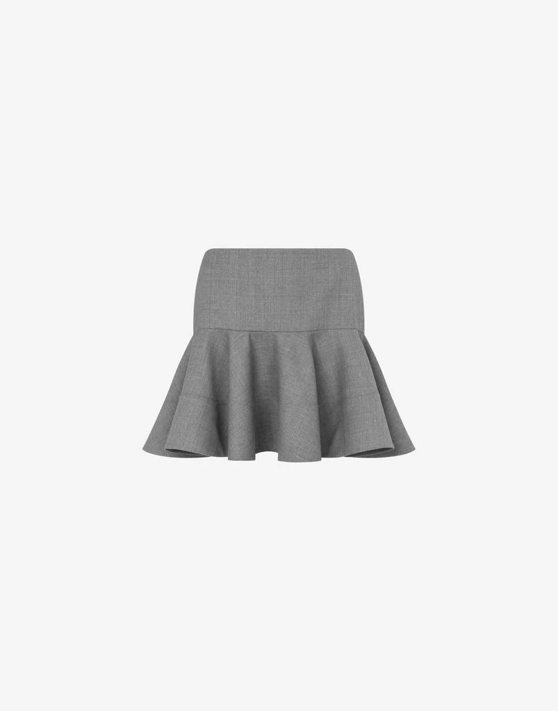 Moschino Mini Skirt In Woolen Cloth 1