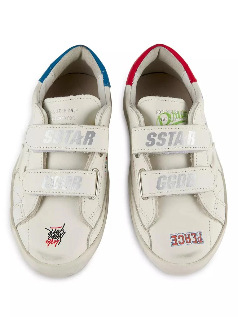 Golden Goose Baby's, Little Kid's & Kid's Old School Two-Tone Leather Sneakers 4