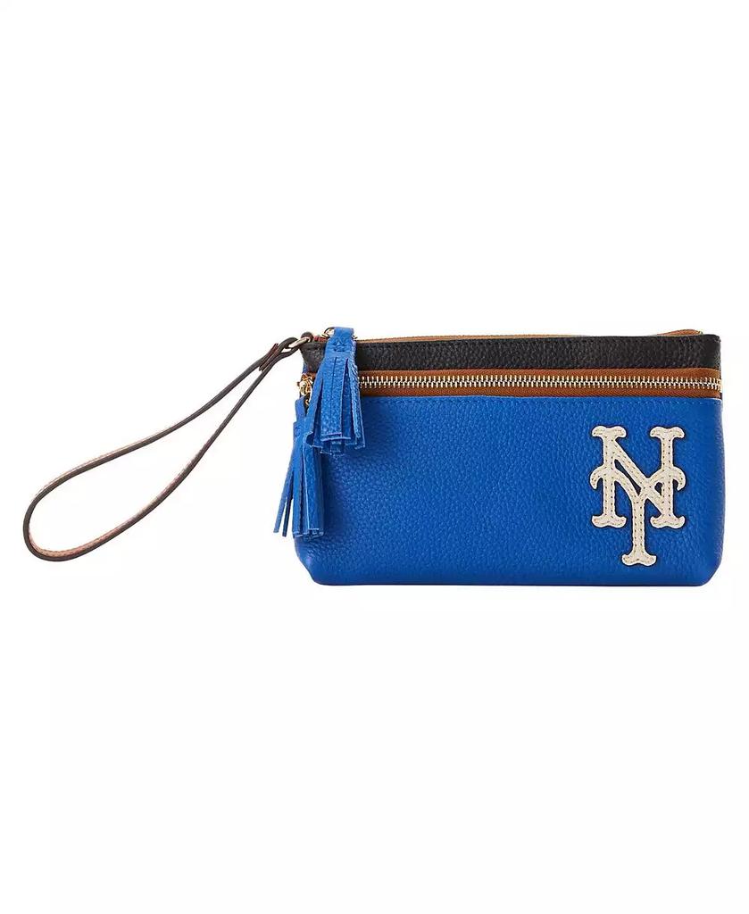 Dooney & Bourke Dooney Bourke New York Mets Infield Double-Zip Wristlet