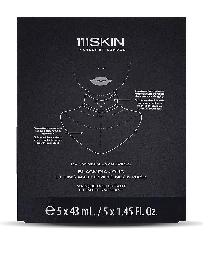 111skin Black Diamond Lifting & Firming Neck Mask, Pack of 5