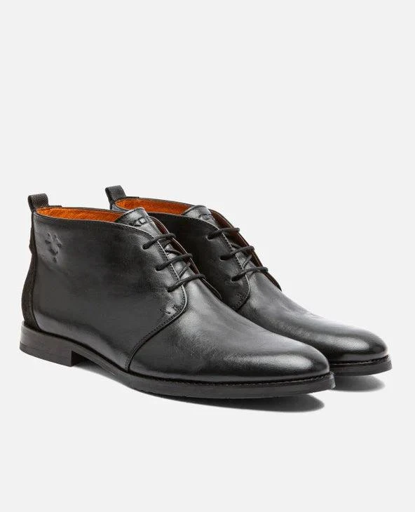 Sélection Mode Éthique Kost Paris - Boots Chukka En Cuir Tannage Végétal | Noir "Madison 51 Noir" 1