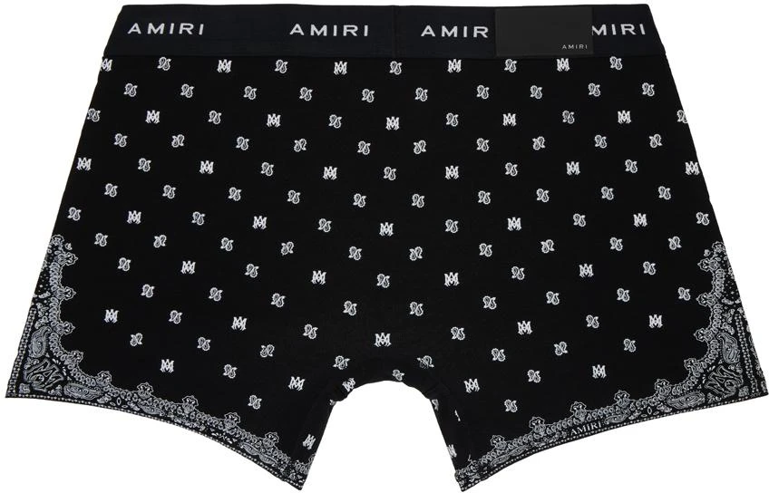 AMIRI Two-Pack Black MA Paisley Boxer Briefs 3