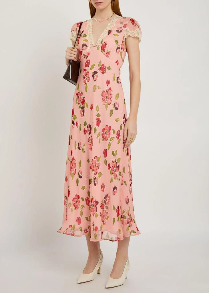 chinese dress ladies Rss Clarice Linen Broderie Midi Dress main image 1
