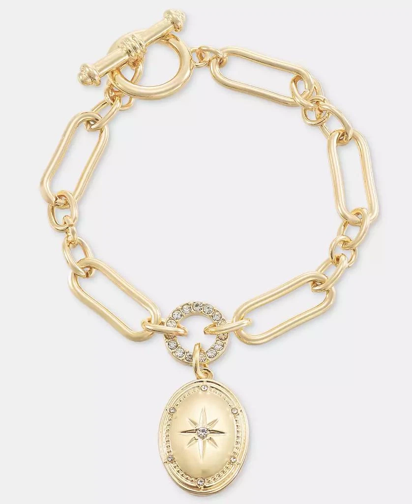 On 34th Crystal Star Oval Locket Charm Bracelet, Macy
s Exclusive