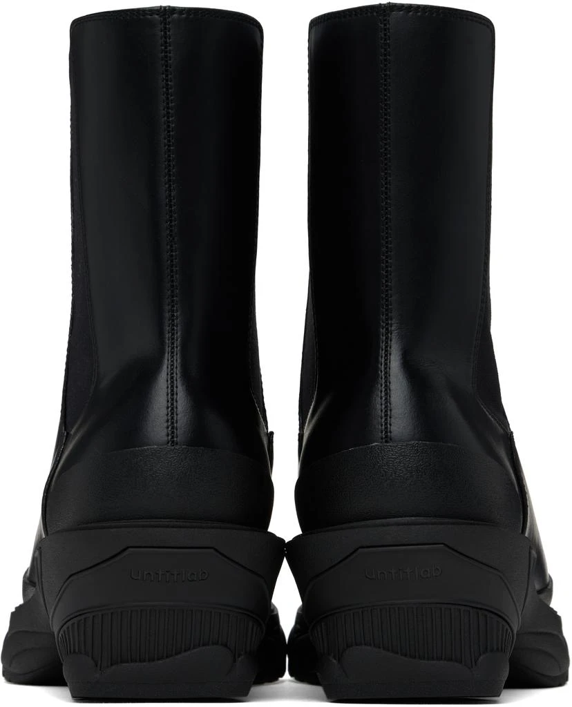 untitlab® Black Vertigo Heel Chelsea Boots 2