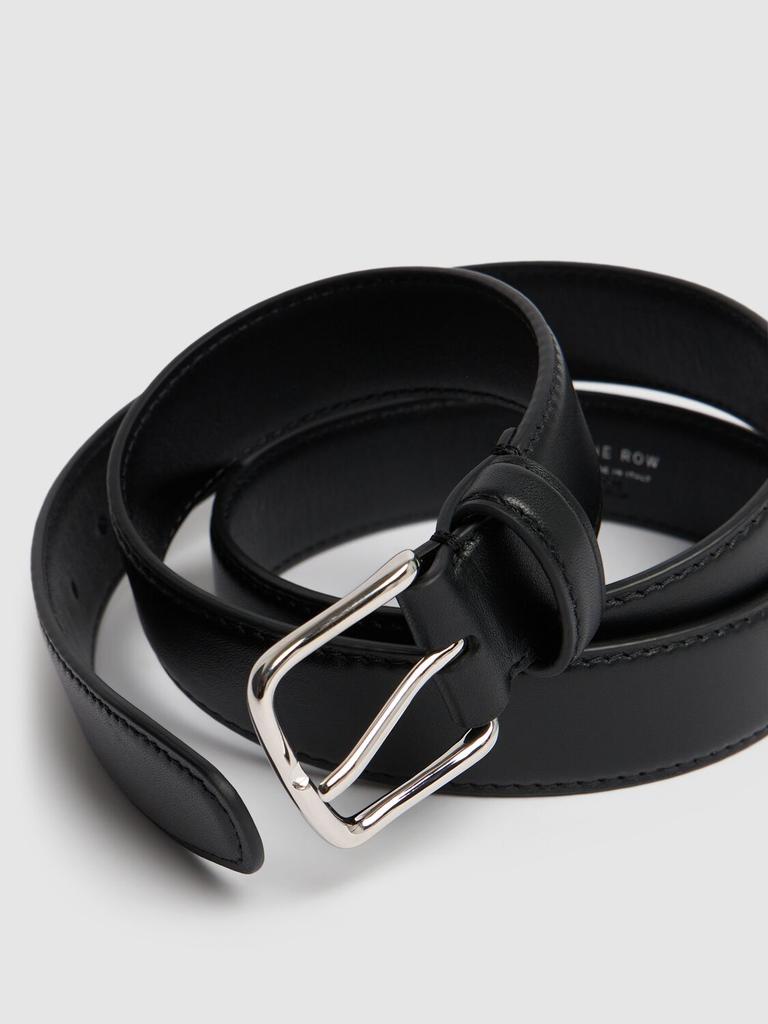 The Row 3cm Classic Smooth Leather Belt - Belts - BeyondStyle