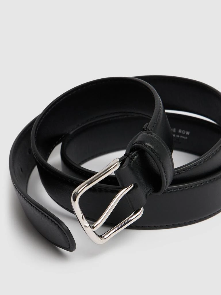 THE ROW 3cm Classic Smooth Leather Belt 2