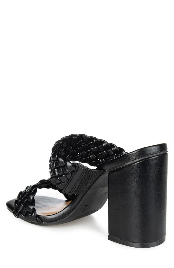 Journee Collection Women's Melissa Slide Sandal - 4-inch Block Heel Retro Design