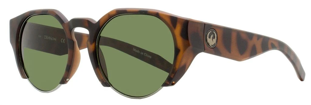 Dragon Men's Round Sunglasses Compass LL 246 Matte Tortoise 51mm 1