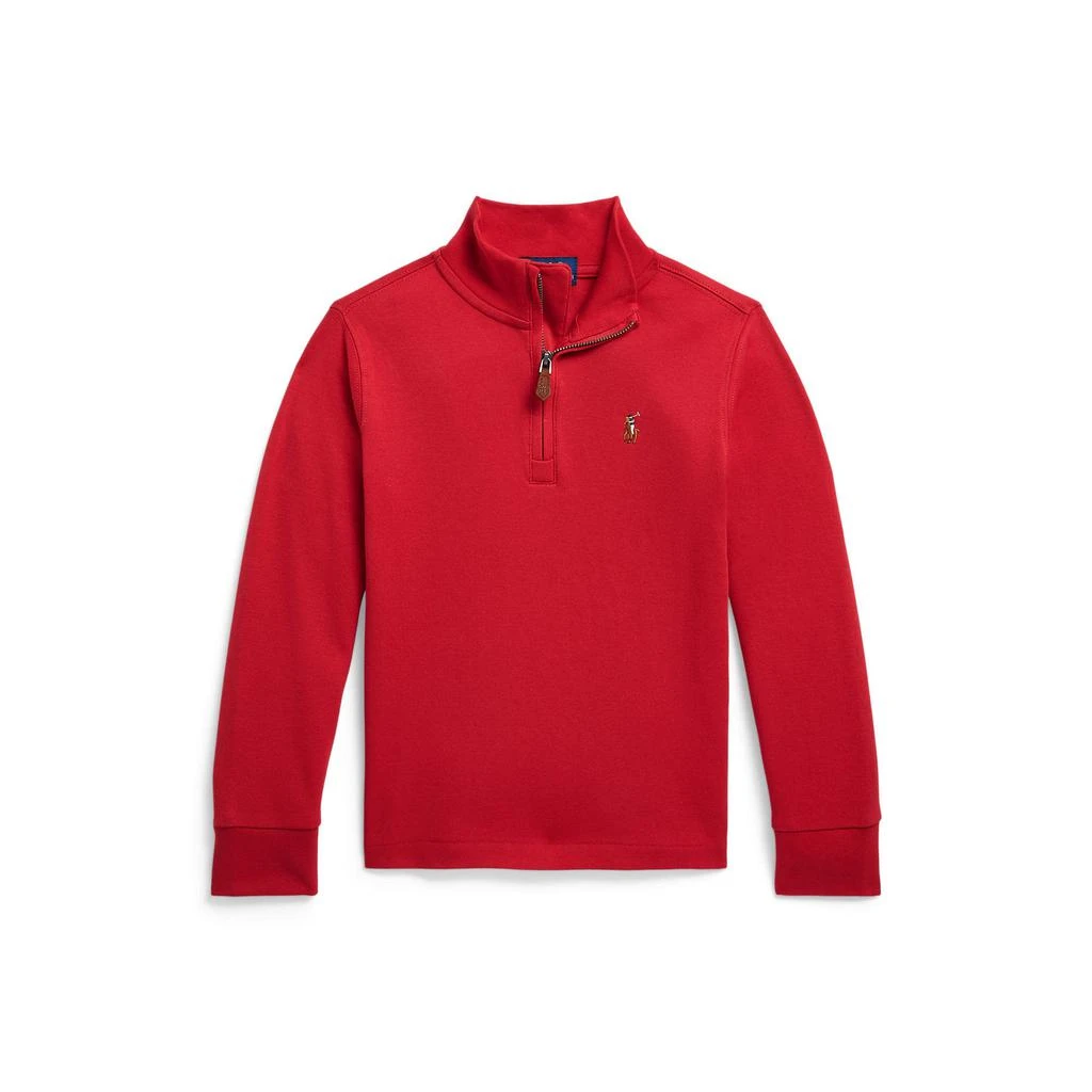 Polo Ralph Lauren Kids Cotton Interlock 1/4 Zip Pullover (Little Kids) 1