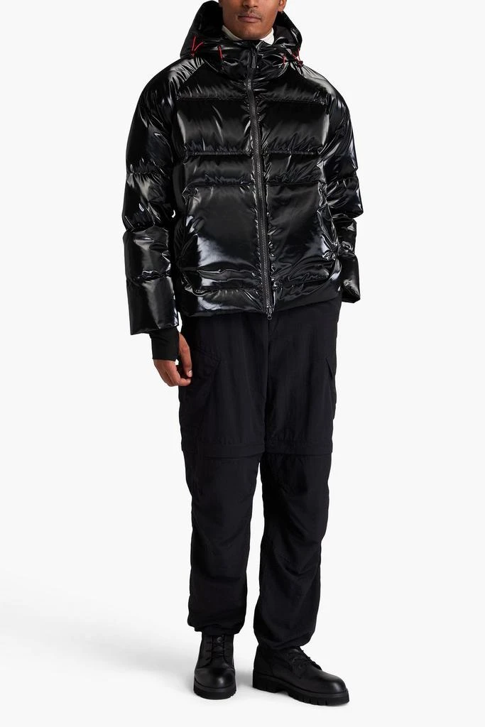 PERFECT MOMENT Felix quilted glossed-shell hooded down jacket 2