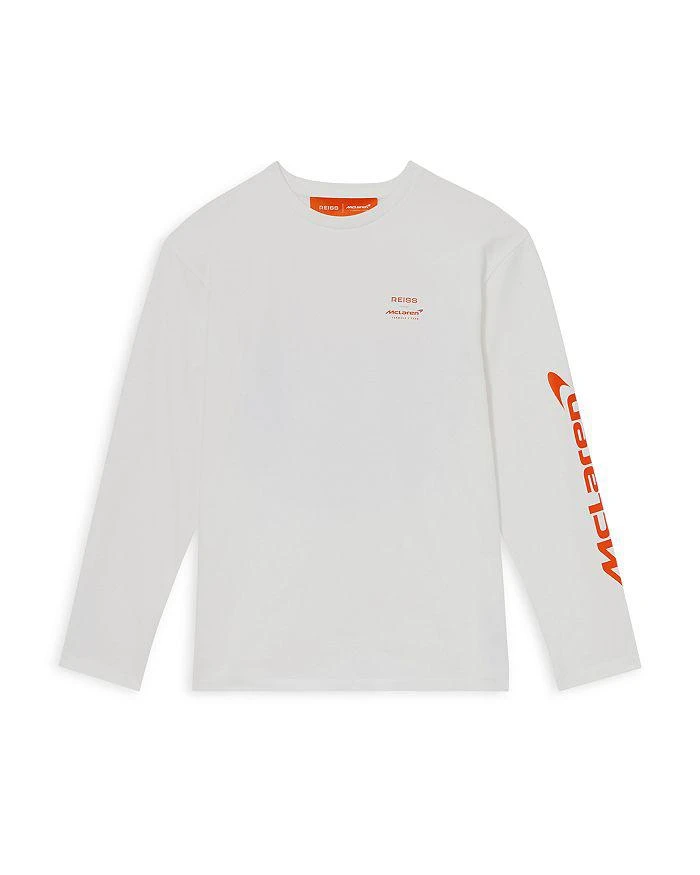 REISS McLaren Legacy Long Sleeve Graphic Tee 7