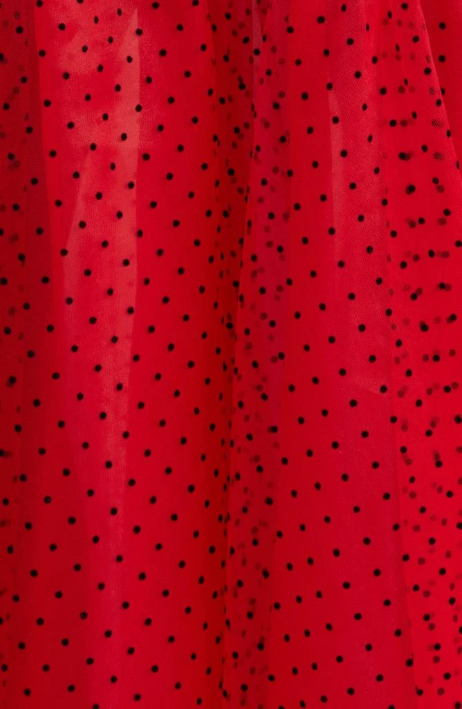 SAYLOR Katherine Swiss Dot Strapless Cocktail Dress 6