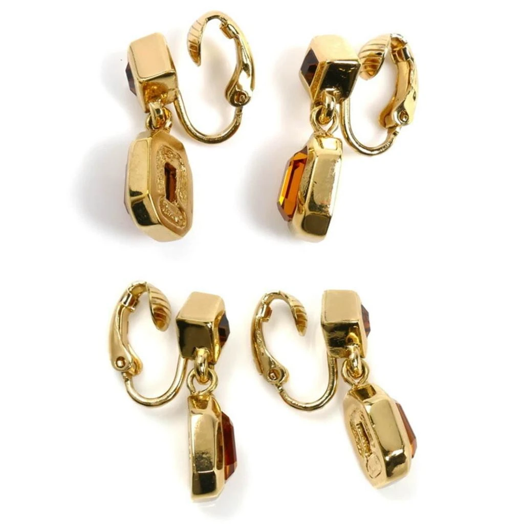 Dior Metal Clip Earrings (Pre-Owned) 2