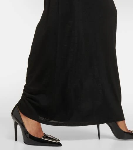 Yves Saint Laurent Wool jersey T-shirt dress 5