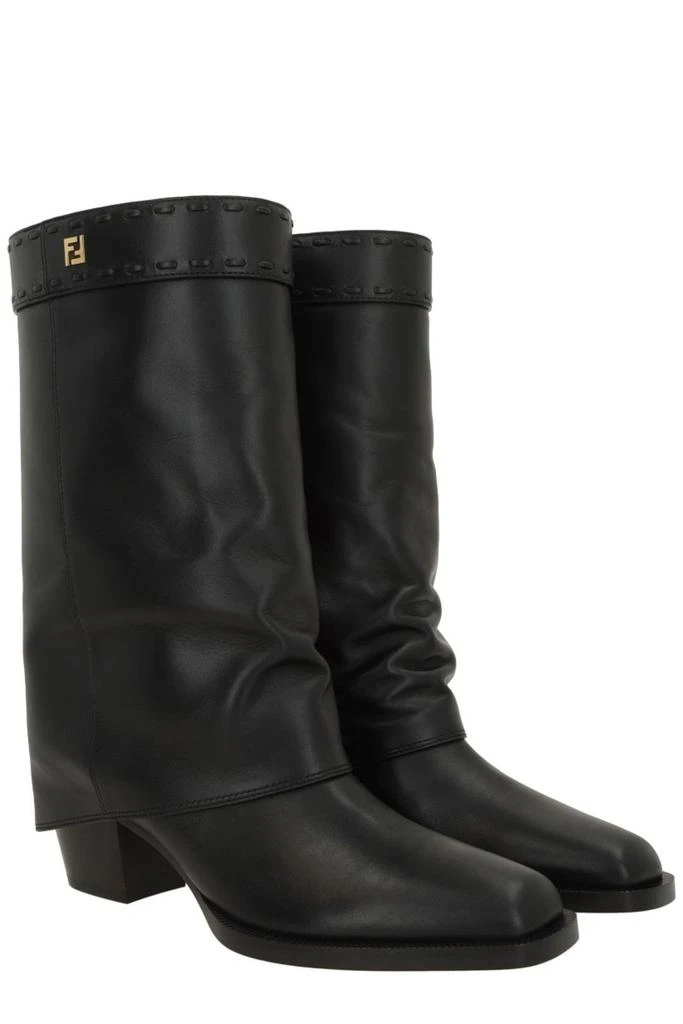 Fendi Fendi Square-Toe Ankle Boots 3