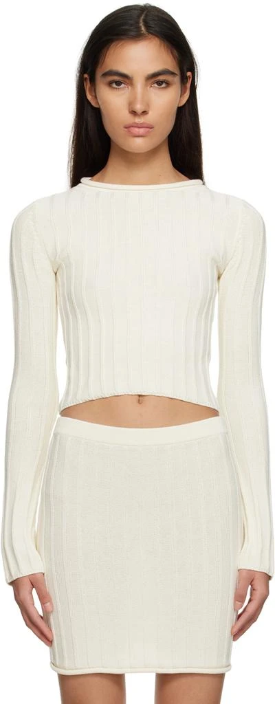 FILIPPA K Off-White Rib Sweater 1
