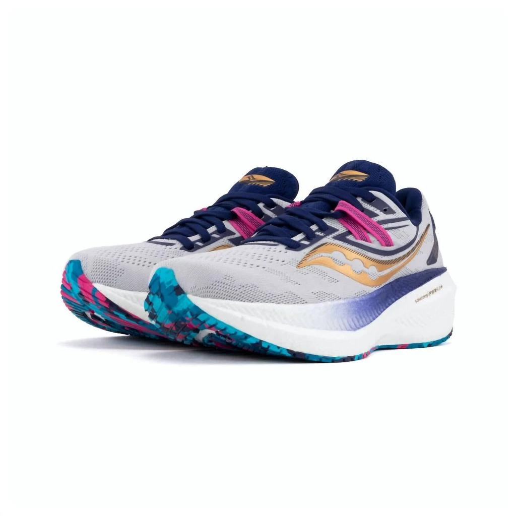 Saucony Women's Triumph 20 Running Shoes - Medium Width In Prospect Glass 4