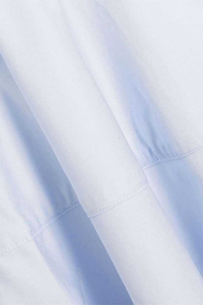 CO Tiered cotton-poplin peplum shirt 4