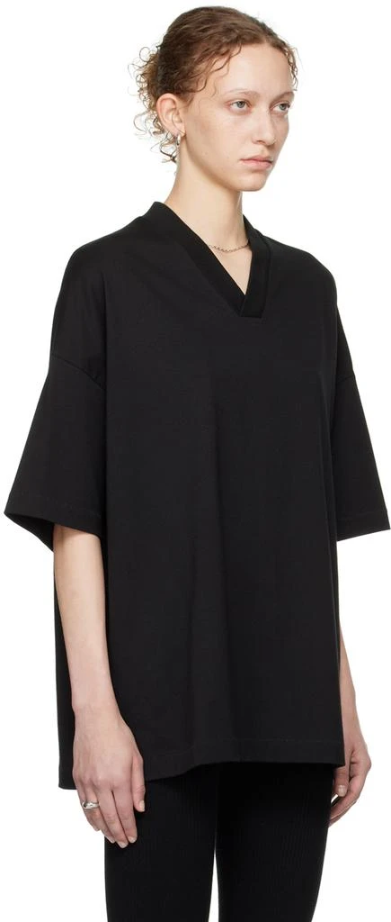 Essentials Black V-Neck T-Shirt 2