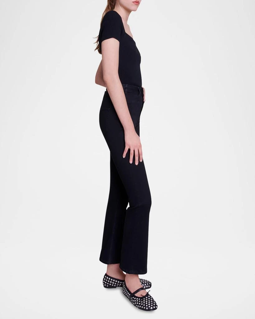 Maje Passion Cropped Straight-Leg Jeans 2