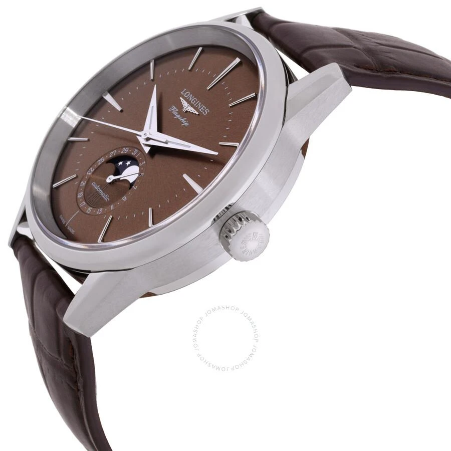 Longines Flagship Heritage Moonphase Automatic Moon Phase Brown Dial Men's Watch L4.815.4.62.2 2