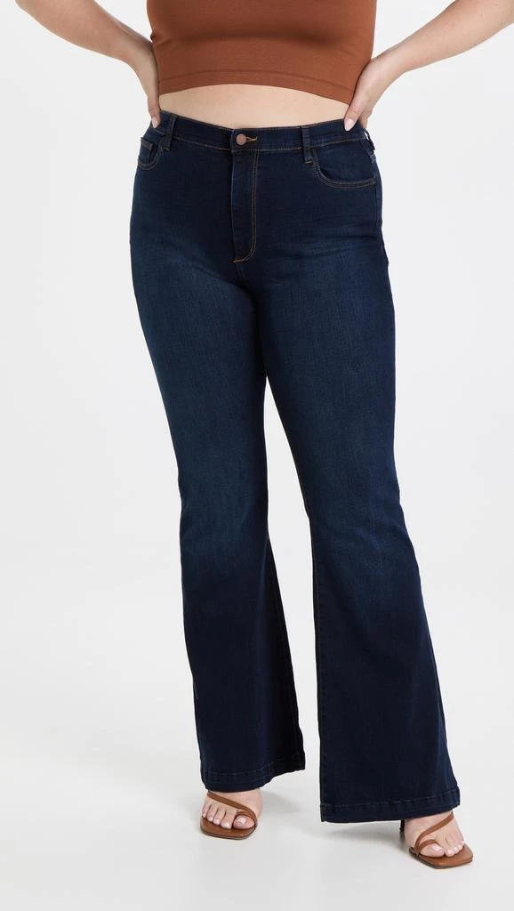 DL1961 Rachel Ultra High Rise Flare Jeans 10