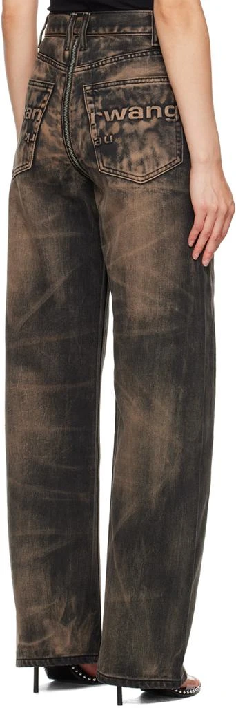 Alexander Wang Brown Low-Rise Balloon Jeans 3
