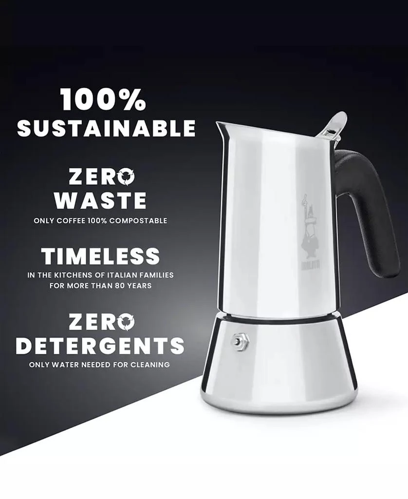 Bialetti Venus 6 Cup Stainless Steel Coffeemaker - 7.9 oz 5