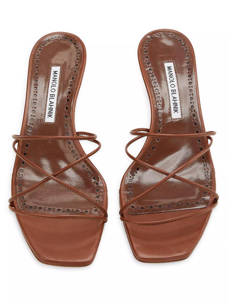 【MANOLO BLAHNIK 】★Ninfemu 50mm レザーサンダル 0400021045521_GOLD?wid=600&hei