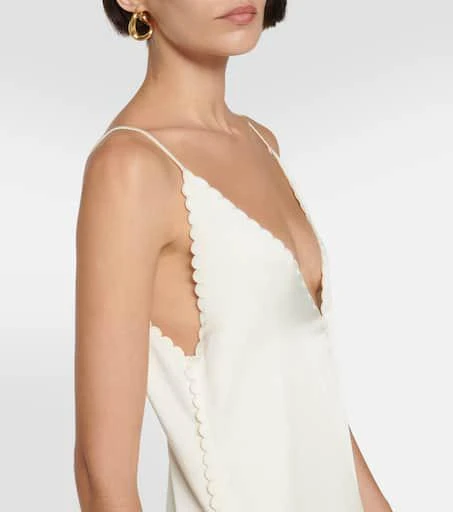 Jil Sander Scalloped crêpe jumpsuit 4